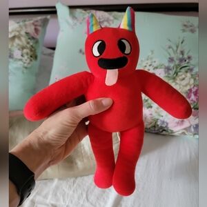 Garten Of Banban Red Plush Monster Toy